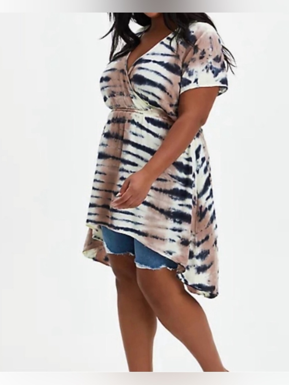 Torrid Tie Dye High Low Tunic Top
